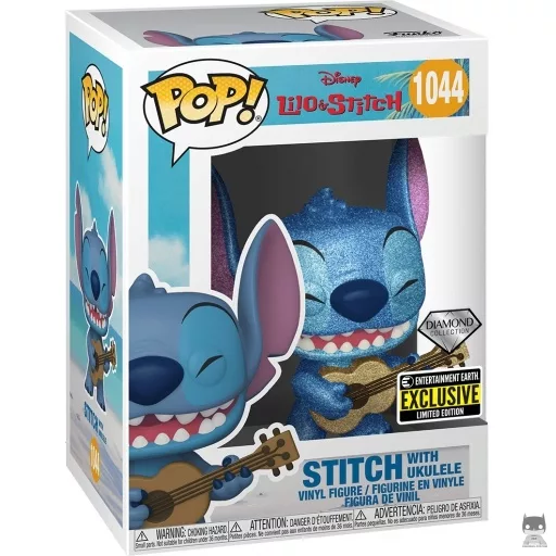 Figurine Funko POP Stitch avec Ukelele (Diamond Glitter) (Glitter)