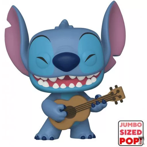 Figurine Funko POP Stitch avec Ukulele (Supersized) (Supersized)
