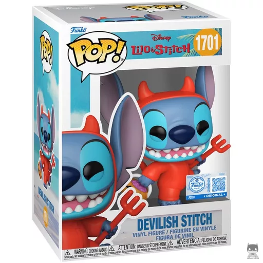 Figurine Funko POP Stitch Démon (Exclusive)