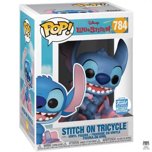 Figurine Funko POP Stitch sur Tricycle (Funko Shop)