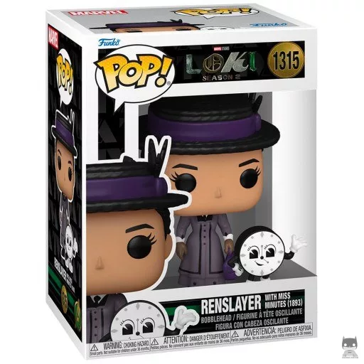 Figurine Funko POP Renslayer avec Miss Minutes (1893) (Bobble head)