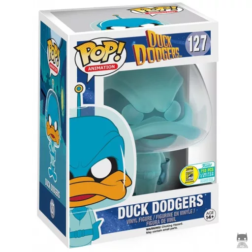 Figurine Funko POP Duck Dodgers (Bleu) (Glow in the Dark)