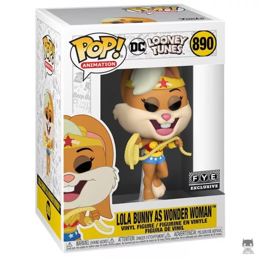Figurine Funko POP Lola Bunny en Wonder Woman (F.Y.E)