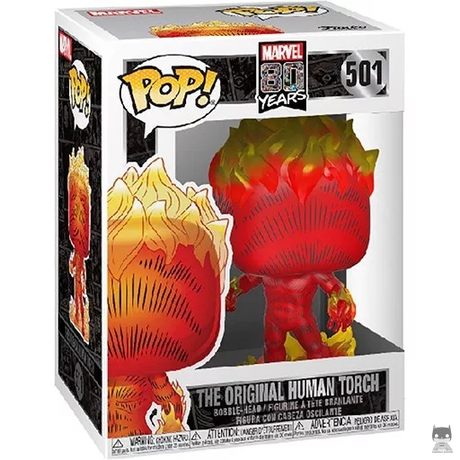 Figurine Funko POP La Torche Humaine Originale (Marvel 80 Ans)