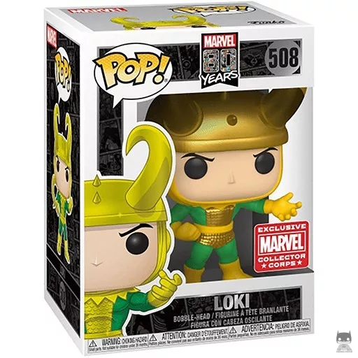Figurine Funko POP Loki (Marvel 80 Ans)