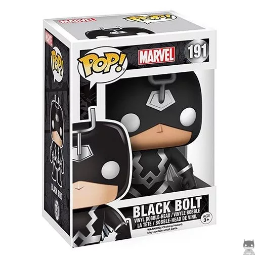 Figurine Funko POP Black Bolt (Noir) (Color variant)