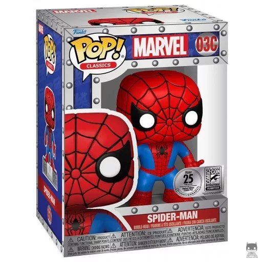 Figurine Funko POP Spider-Man (Célébration 25 Ans) (Exclusive)