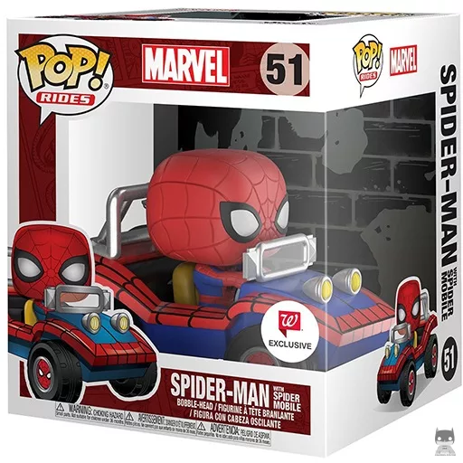 Figurine Funko POP Spider-Man (avec Spidermobile) (Marvel Comics)