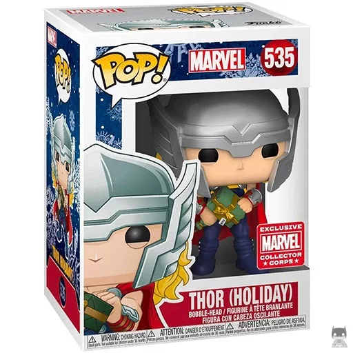 Figurine Funko POP Thor (Noël) (Marvel Comics)