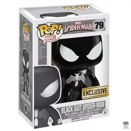 Figurine Funko POP Spider-Man (Combinaison noire) (Marvel Comics)
