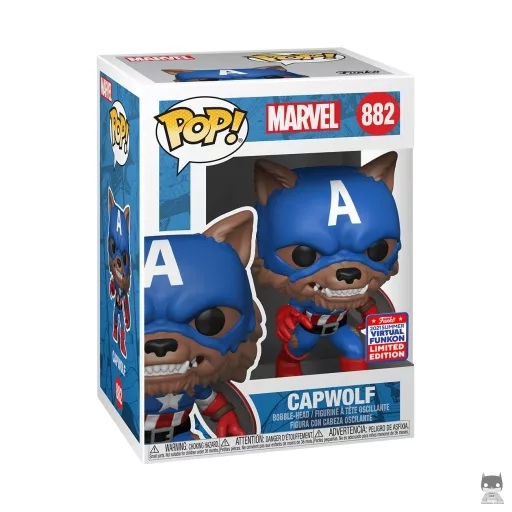 Figurine Funko POP Capwolf (Marvel Comics)