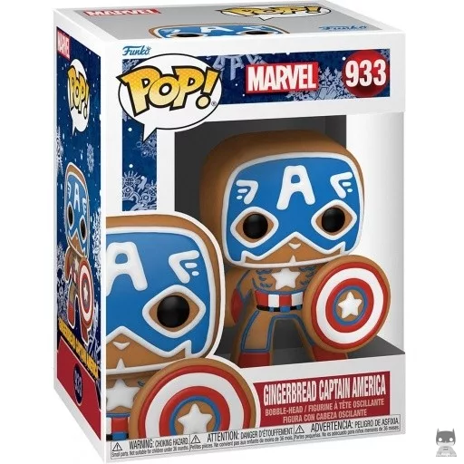 Figurine Funko POP Captain America Pain d'Epices (Marvel Comics)