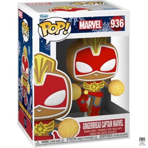Figurine Funko POP Captain Marvel Pain d'Epices (Captain Marvel (Carol Danvers))