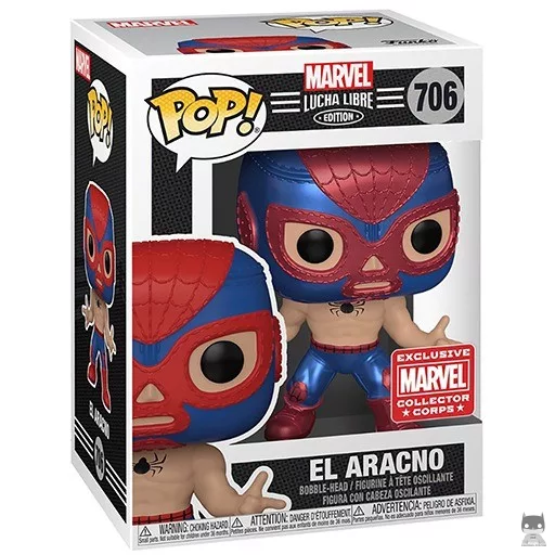 Figurine Funko POP El Aracno (Metallic) (Marvel Lucha Libre)