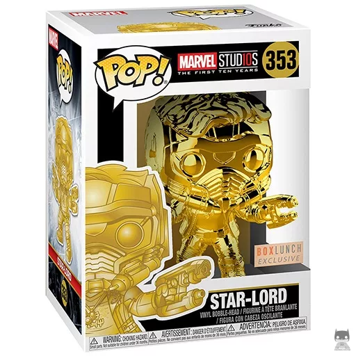 Figurine Funko POP Star-Lord (Or) (Exclusive)