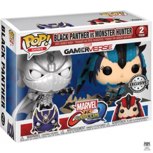 Figurine Funko POP Black Panther vs MonsterHunter (Pop! Vinyl)