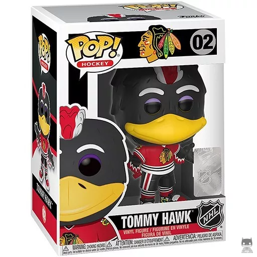 Figurine Funko POP Tommy Hawk (Blackhawks) (Mascottes NHL)