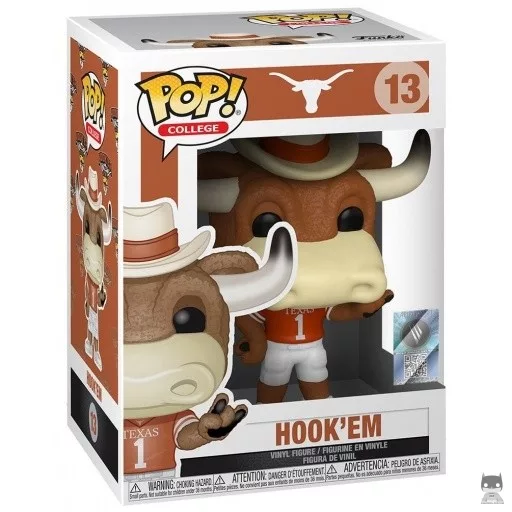 Figurine Funko POP Hook'Em (University of Texas) (Mascottes Universitaires)