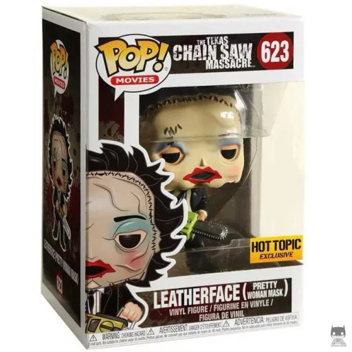 Figurine Funko POP Leatherface avec masque de jolie femme (Massacre à la tronçonneuse)