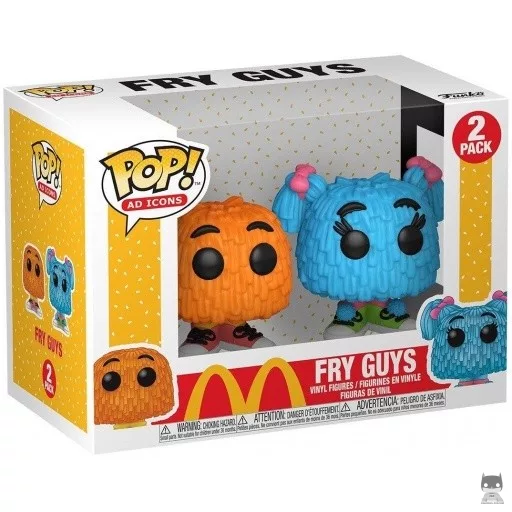 Figurine Funko POP Fry Guys (Orange & Bleu) (Fry Guy)
