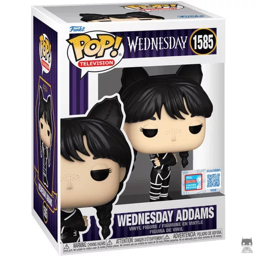 Figurine Funko POP Mercredi Addams (Costume Chat) (Mercredi)