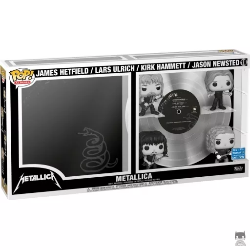 Figurine Funko POP Metallica : Black Album (James Hetfield, lars Ulrich, Kirk Hammett & Jason Newsted) (Multipack)