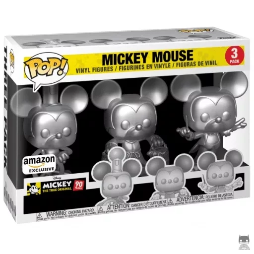 Figurine Funko POP Mickey Mouse (Silver) (Mickey Mouse 90 Ans)