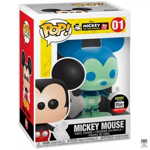 Figurine Funko POP Mickey Mouse (Bleu & Vert) (Mickey Mouse 90 Ans)