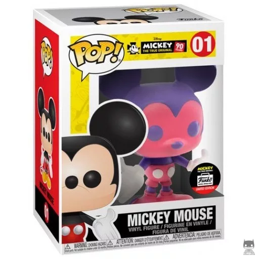 Figurine Funko POP Mickey Mouse (Rose & Violet) (Mickey Mouse 90 Ans)