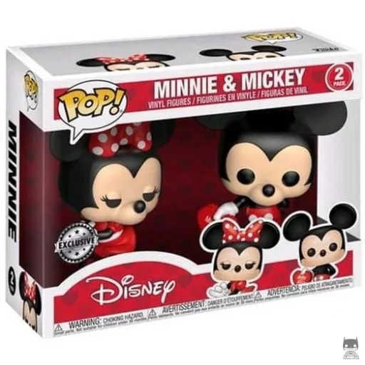 Figurine Funko POP Mickey & Minnie Saint Valentin (Pop! Vinyl)