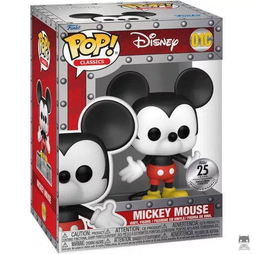 Figurine Funko POP Mickey Mouse (Célébration 25 Ans) (Mickey Mouse & ses Amis)