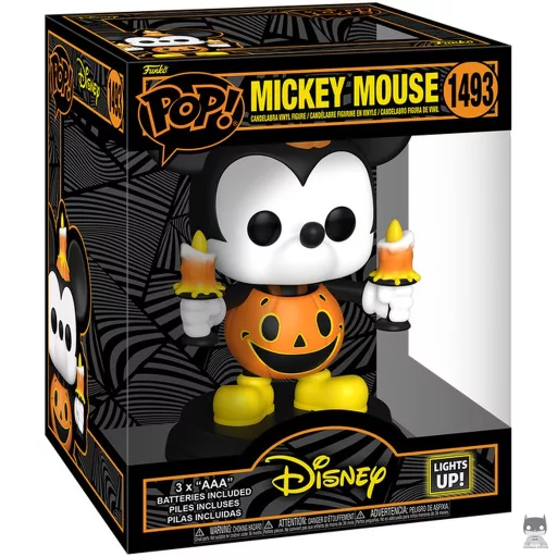Figurine Funko POP Mickey Mouse en costume de citrouille (Lumières et Son) (Mickey Mouse & ses Amis)