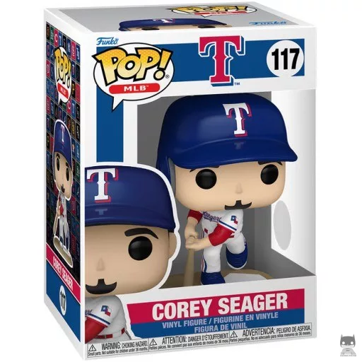 Figurine Funko POP Correy Seager (MLB : Ligue Majeure de Baseball)