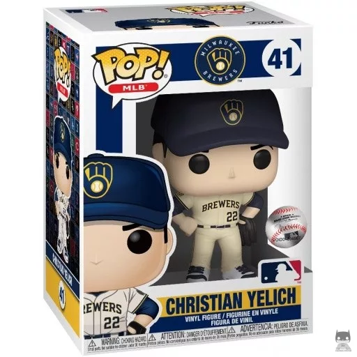 Figurine Funko POP Christian Yelich (MLB : Ligue Majeure de Baseball)