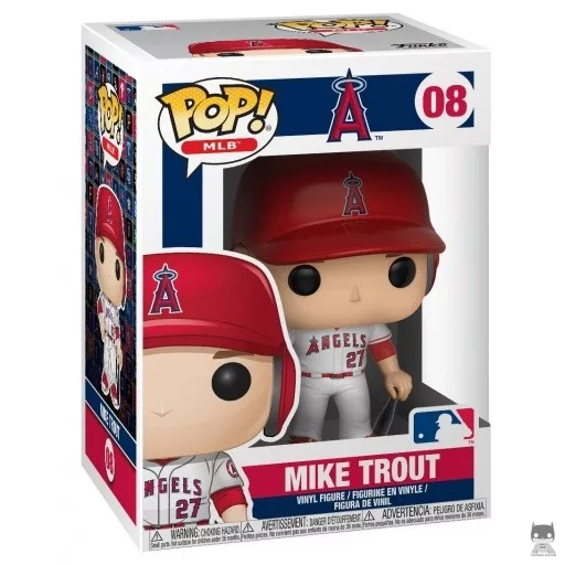 Figurine Funko POP Mike Trout (MLB : Ligue Majeure de Baseball)