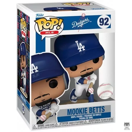 Figurine Funko POP Monkie Betts (Frappant) (MLB : Ligue Majeure de Baseball)