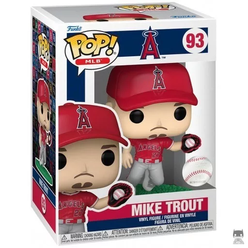 Figurine Funko POP Mike Trout (Recevant) (Mike Trout)