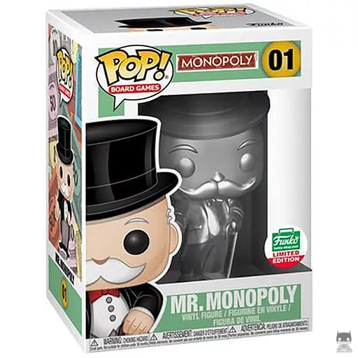 Figurine Funko POP Mr Monopoly (Argent) (Pop! Vinyl)