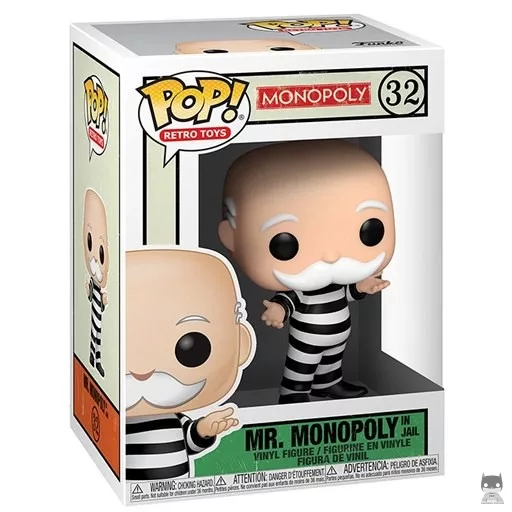 Figurine Funko POP Mr Monopoly en Prison (Monopoly)