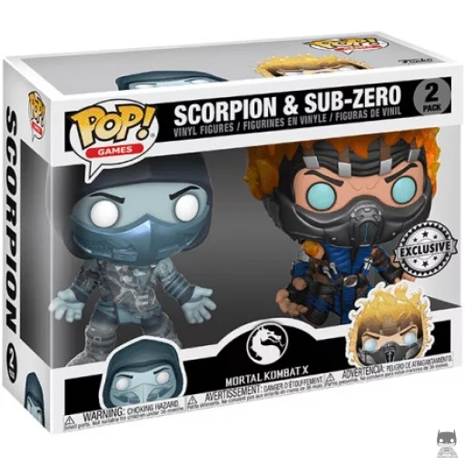 Figurine Funko POP Scorpion & Sub-zero (Pop! Vinyl)