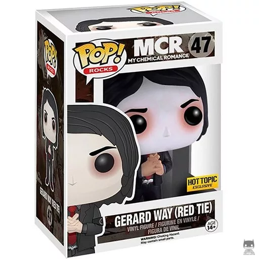 Figurine Funko POP Gerard Way (Avec Cravate Rouge) (My Chemical Romance)
