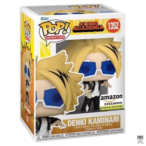 Figurine Funko POP Denki Kaminari (Glow in the Dark) (Amazon)