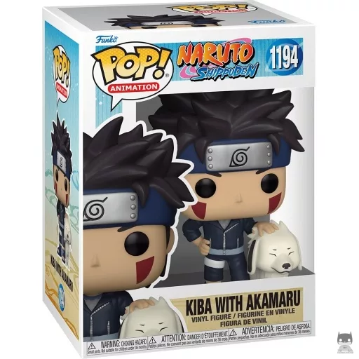 Figurine Funko POP Kiba avec Akamaru (Naruto Shippuden)