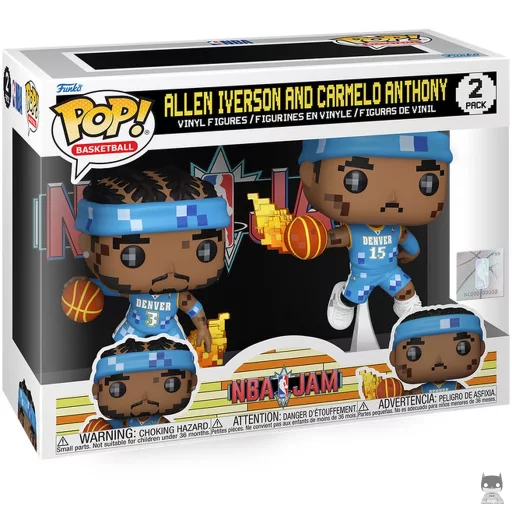 Figurine Funko POP Allen Iverson & Carmelo Anthony (NBA Jam) (NBA)