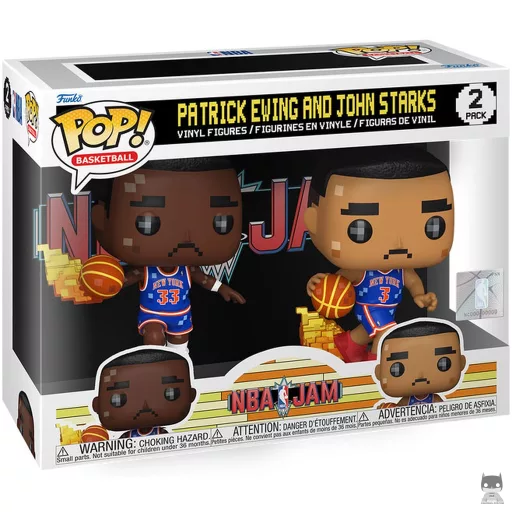 Figurine Funko POP Patrick Ewing & John Starks (NBA Jam) (NBA)