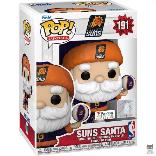 Figurine Funko POP Père Noël Phoenix Suns (Exclusive)