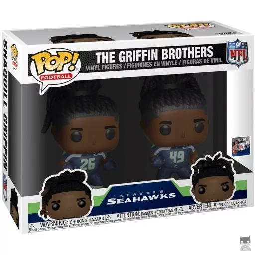 Figurine Funko POP Les Frères Griffin Seahawks (Shaquem Griffin)