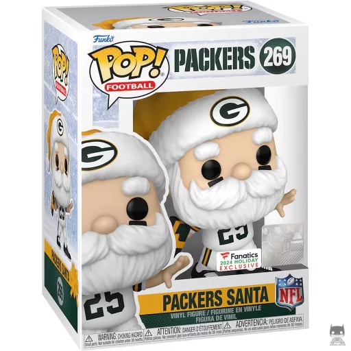 Figurine Funko POP Père Noël Green Bay Packers (Exclusive)