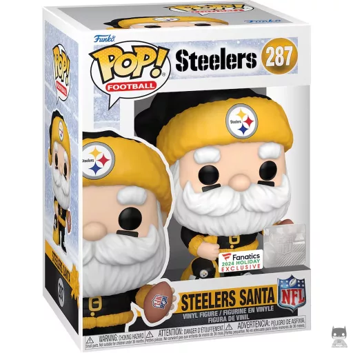 Figurine Funko POP Père Noël Pittsburgh Steelers (Exclusive)