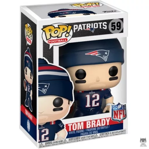 Figurine Funko POP Tom Brady (Patriots Color Rush) (NFL)